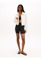 Chaqueta Blanca Con Cremallera Y Cordón Lateral Tommy Jeans de Tommy Hilfiger