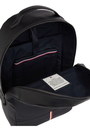 Morral Con Logo Metálico Signature Hombre Negro Tommy Hilfiger