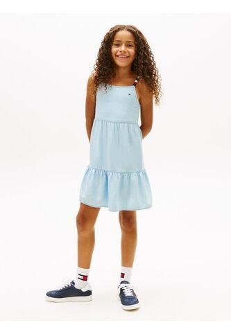 Vestido Azul De Tirantes Con Cuentas Tommy Hilfiger Tommy Hilfiger