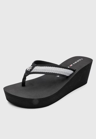 Sandalia Tacón Corrido TOMMY HILFIGER Negro Tommy Hilfiger