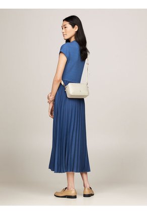 Bolso Beige Chic Con Bandolera Cruzada Tommy Hilfiger