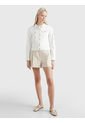 Chaqueta Vaquera Blanca De Corte Slim Mujer Blanco Tommy Hilfiger de Tommy Hilfiger