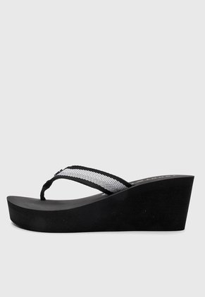 Sandalia Tacón Corrido TOMMY HILFIGER Negro