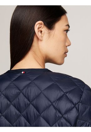 Chaqueta Azul Acolchada Plegable Con Relleno Tommy Hilfiger