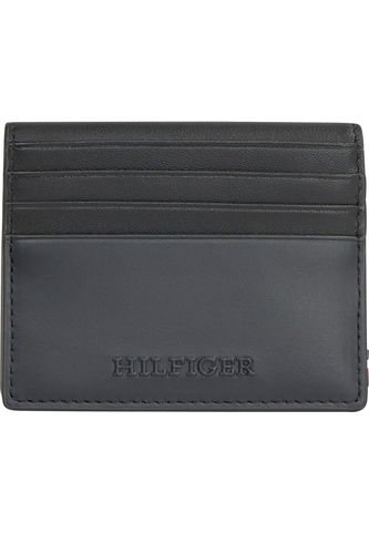 Tarjetero Negro Con Monotipo Tommy Hilfiger Tommy Hilfiger