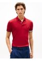 Polo Rojo Slim Con Manga Corta Tommy Hilfiger de Tommy Hilfiger