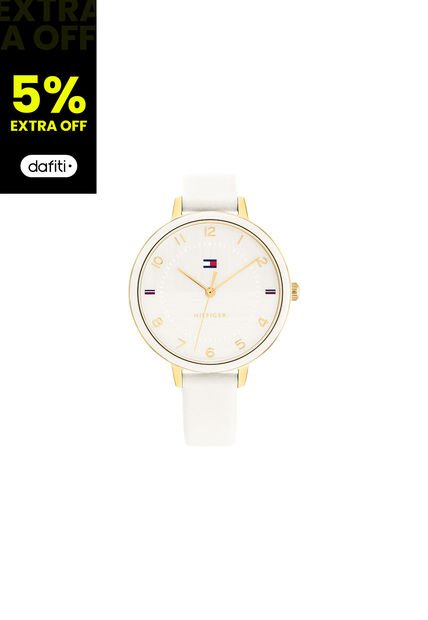 Reloj Tommy Hilfiger Modelo 1782582 Blanco Mujer