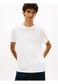 Camiseta Blanca De Corte Regular Con Logo Bordado Tommy Jeans de Tommy Hilfiger