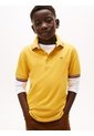 Polo Amarillo Manga Corta Con Logo Tommy Hilfiger de Tommy Hilfiger