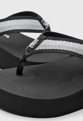 Sandalia Tacón Corrido TOMMY HILFIGER Negro