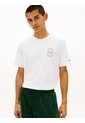 Camiseta Blanca Con Logo Gráfico Redondo Tommy Hilfiger de Tommy Hilfiger
