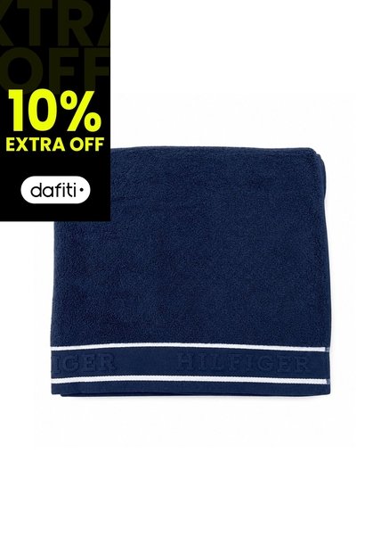 Toalla Multicolor De Baño Con Rayas Tommy Hilfiger