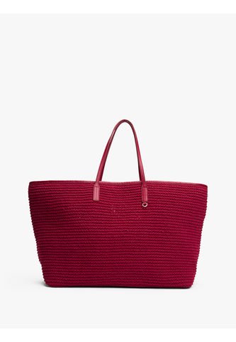 Bolso Rojo De Playa En Cuero The Sofia Capsule Tommy Hilfiger Tommy Hilfiger