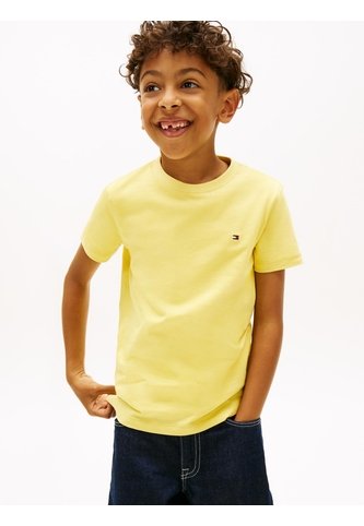 Camiseta Amarilla Para Niño De Punto Con Logo Bordado Tommy Hilfiger Tommy Hilfiger