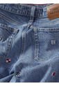 Jeans Azul Niño Cónicos Con Efecto Desteñido Y Logo Tommy Hilfiger de Tommy Hilfiger