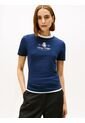 Camiseta Azul Varsity De Corte Slim Tommy Hilfiger de Tommy Hilfiger