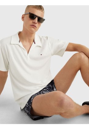 Polo De Playa Hombre Blanco Tommy Hilfiger