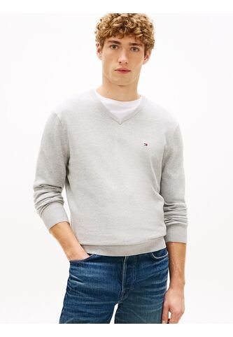 Saco Gris Essential Con Cuello V Tommy Hilfiger Tommy Hilfiger