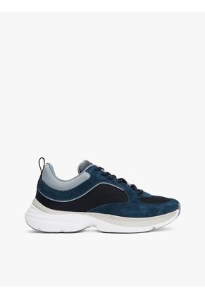 Tenis Azul Modern De Running Con Texturas Tommy Hilfiger