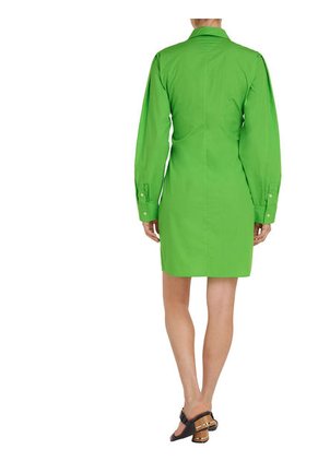 Vestido Verde Tipo Camisa Para Mujer Tommy Hilfiger