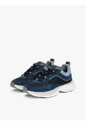 Tenis Azul Modern De Running Con Texturas Tommy Hilfiger