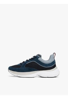Tenis Azul Modern De Running Con Texturas Tommy Hilfiger