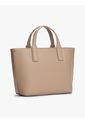 Bolso Beige Tote Con Correa Cruzada Textil Tommy Hilfiger de Tommy Hilfiger