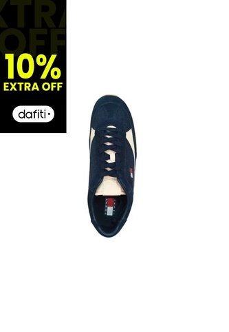 Tenis Azul Marino Archive De Estilo Running En Ante Tommy Hilfiger Tommy Hilfiger