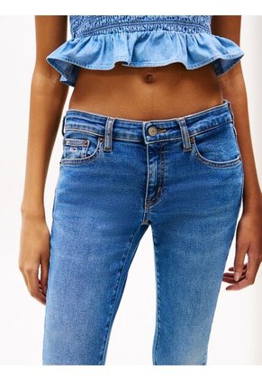 Jeans Azul Sophie De Tallebajo Y Corte Skinny Tommy Jeans