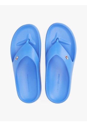 Sandalias Azul Anatómicas Con Logo Esmaltado Tommy Hilfiger
