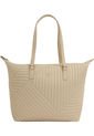 Bolso Beige Poppy Con Logo Metálico Tommy Hilfiger de Tommy Hilfiger