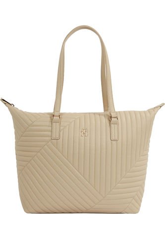 Bolso Beige Poppy Con Logo Metálico Tommy Hilfiger Tommy Hilfiger