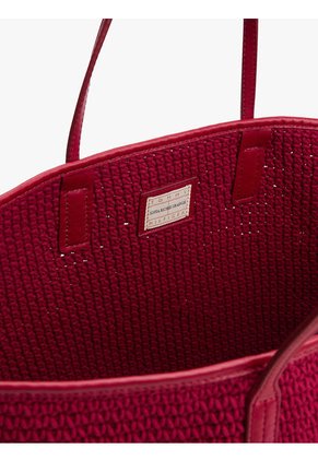 Bolso Rojo De Playa En Cuero The Sofia Capsule Tommy Hilfiger
