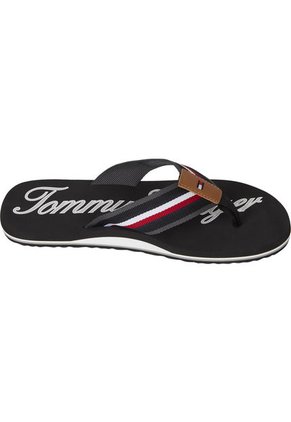 Chancletas Para Hombre Negro Tommy Hilfiger