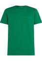 Camiseta Verde De Tejido Interlock Con Corte Slim Tommy Hilfiger de Tommy Hilfiger
