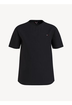 Camiseta Negra Nantucket De Cuello V Tommy Hilfiger