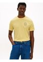 Camiseta Amarilla Con Logo Gráfico Redondo Tommy Hilfiger de Tommy Hilfiger