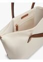 Bolso Beige Tote Con Monograma TH Tommy Hilfiger de Tommy Hilfiger