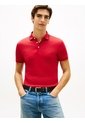 Polo Rojo Slim Con Acabado Tipped Tommy Hilfiger de Tommy Hilfiger