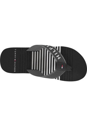 Chancletas Para Hombre Negro Tommy Hilfiger