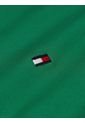 Camiseta Verde De Tejido Interlock Con Corte Slim Tommy Hilfiger de Tommy Hilfiger