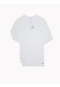 Pack De 3 Camisetas Blancas Cuello V Tommy Hilfiger de Tommy Hilfiger