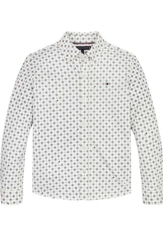 Camisa Blanca Con Estampado TH Tommy Hilfiger Tommy Hilfiger