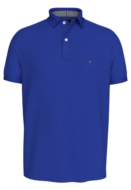 Polo Azul 1985 De Corte Regular Tommy Hilfiger