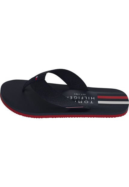 Chancletas Para Hombre Azul Tommy Hilfiger