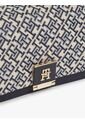 Bolso Azul Cruzado Con Monogramas TH En Jacquard Tommy Hilfiger de Tommy Hilfiger