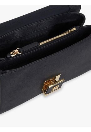 Bolso Azul Cruzado Con Monogramas TH En Jacquard Tommy Hilfiger