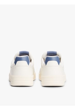 Tenis Azul De Cuero Color Block Tommy Hilfiger