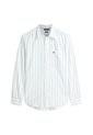 Camisa Blanca A Rayas De Corte Amplio Tommy Hilfiger de Tommy Hilfiger
