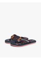 Sandalias Azul Marino Con Tira Trenzada Y Logo Bordado Tommy Hilfiger de Tommy Hilfiger